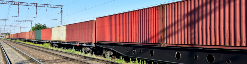 A rail freight container