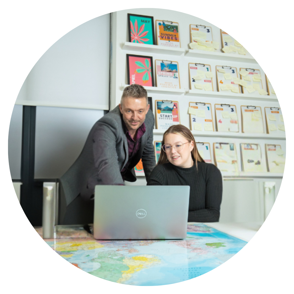 People working in office