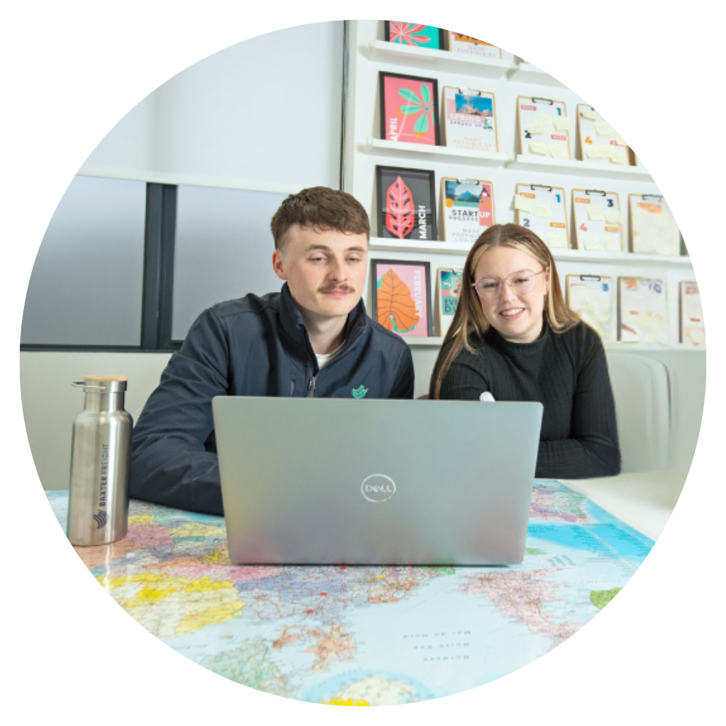 People working in office