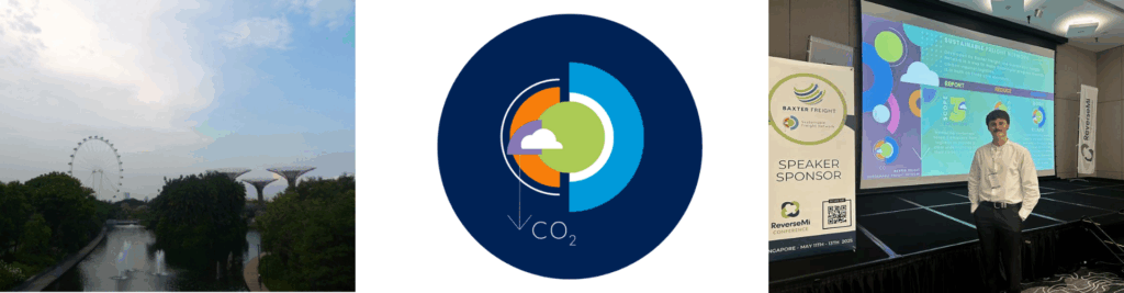 Graphic of a cloud with a down arrow pointing to "Co2"